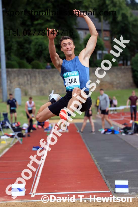 Decathlon Long Jump, 2024 EAP International Combined events, Hewcham, Northumberland.  Photo: David T. Hewitson/Sports for All Pics